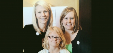“Amazingly,&quot; says Urban, “my daughter looks more like her adoptive mom than me. How could that NOT be God’s gift?” (L-R, Brandi Rarus, Zoe, Jess Urban