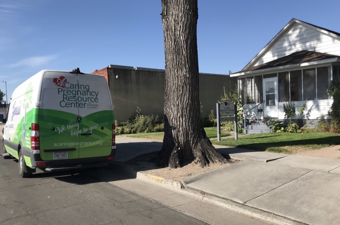 The Brush, CO, center and A Caring Pregnancy Resource Center of Northeast Colorado&#039;s mobile unit