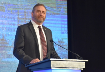Ohio Attorney General Dave Yost addresses the 2021 Heartbeat International Annual Pregnancy Help Conference