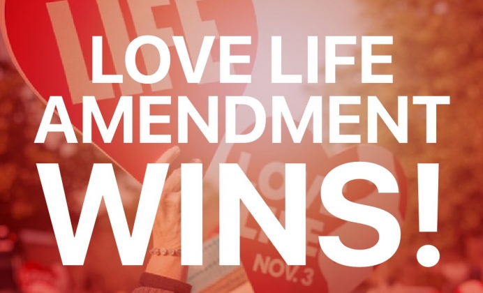 Louisiana celebrates passage of the &quot;Love Life Amendment&quot;