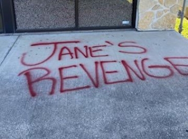 Pro-abortion vandalism committed against Elizabeth&#039;s New Life Center in Dayton, Ohio
