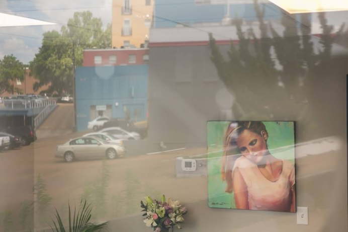 Mississippi&#039;s lone abortion clinic in view from the new location of Center for Pregnancy Choices. 