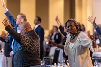 Praise and worship at Heartbeat&#039;s Annual Pregnancy Help Conference