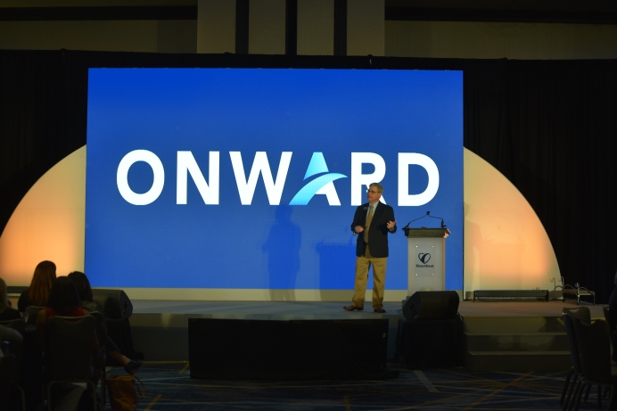 Heartbeat International President Jor-El Godsey delivers the evening keynote address Mar. 30 at Heartbeat&#039;s Annual Pregnancy Help Conference.