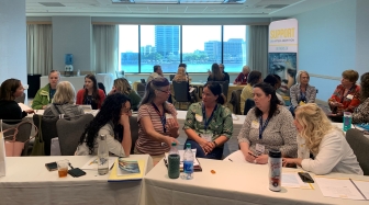 Heartbeat International Annual Pregnancy Help Conference attendees participate in small group discussion
