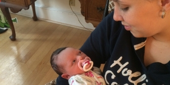 One of thousands of moms served by Carolyn&#039;s Place in Waterbury, Conn.
