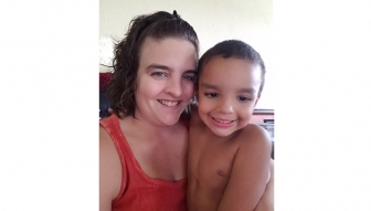 Tiffany Pantovich and her son, Jonathen. 