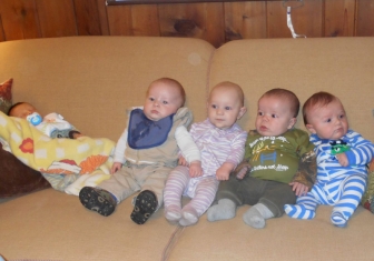 A lineup of recent babies saved by New Life Pregnancy Resource Center