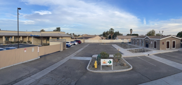 Imperial Valley Life Center in El Centro, Calif. shares a parking lot with Planned Parenthood