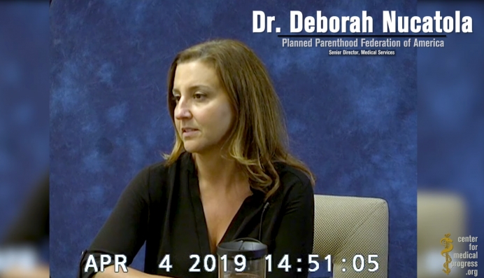Former Planned Parenthood Federation of America Senior Medical Services Director Deborah Nucatola