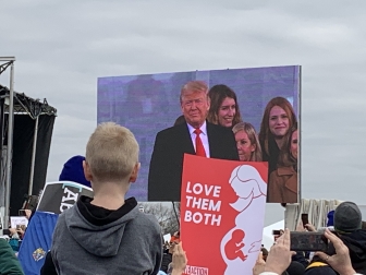 U.S. President Donald Trump addresses the 2020 March for Life Rally