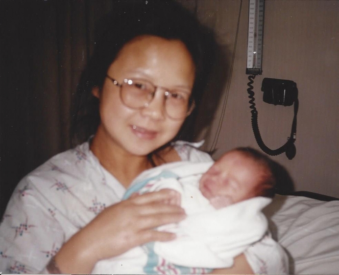 Shaomin and son John