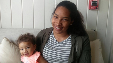 Audra and her daughter, Myra