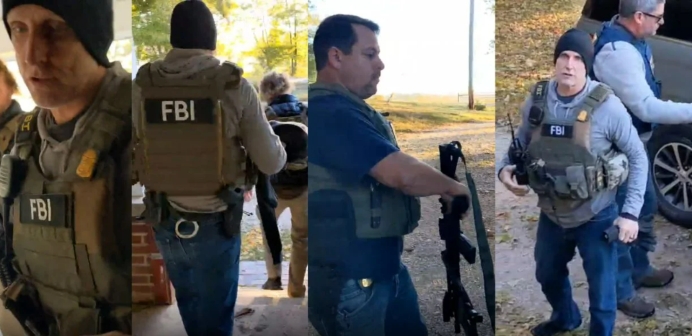 Paul Vaughn says that FBI came to the door of his home, &quot;guns pointed at the door, banging on the house, yelling and screaming, &#039;Open up. FBI,&#039; that kind of thing.&quot;
