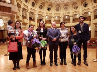 Romania&#039;s first-ever &quot;Babies Go to Parliament,&quot; March 20 in Bucharest.