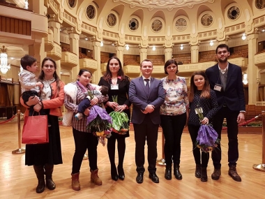 Romania&#039;s first-ever &quot;Babies Go to Parliament,&quot; March 20 in Bucharest.