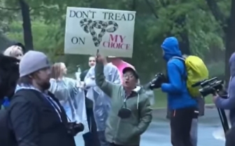 Pro-abortion protesters converged over the weekend at doxed Supreme Court justices&#039; homes