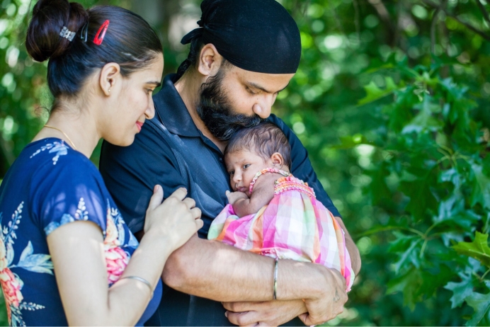Recent clients at Assist Pregnancy Center in Annandale, Virginia.