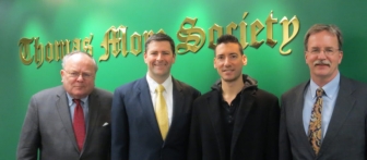 Daleiden with Thomas More Society attorneys Tom Brejcha, Peter Breen and Matthew Heffron