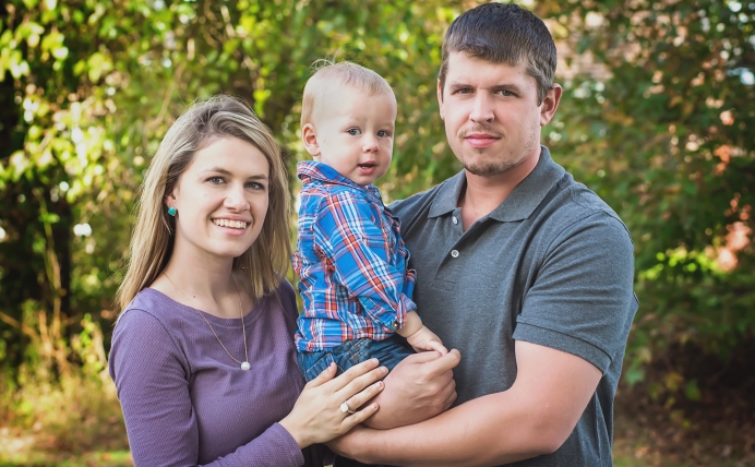 Jordan, Halie and J.C. in November, 2016.