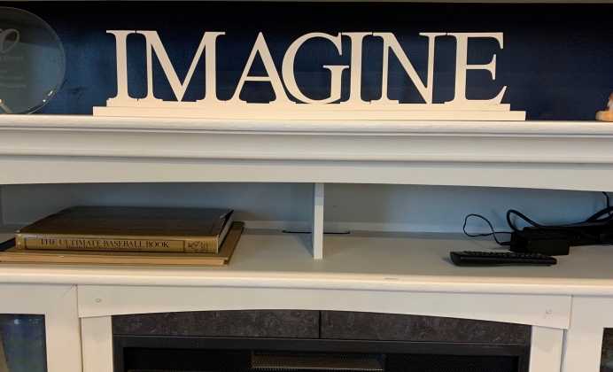 The Waldens &quot;Imagine&quot; word art