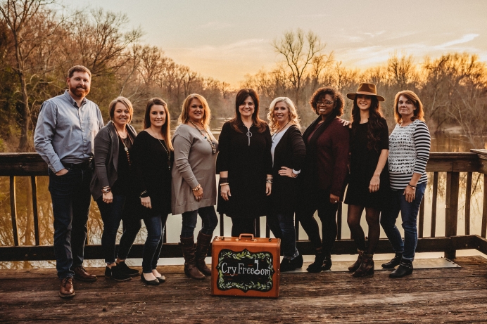 The Eastern North Carolina team that staffs Cry Freedom Missions, an outreach of Wayne Pregnancy Center