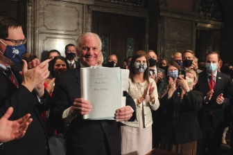 South Carolina Gov. Henry McMaster signs the South Carolina Fetal Heartbeat and Protection from Abortion Act 