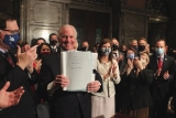 South Carolina Gov. Henry McMaster signs the South Carolina Fetal Heartbeat and Protection from Abortion Act 