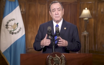 Guatemalan President Alejandro Giammattei