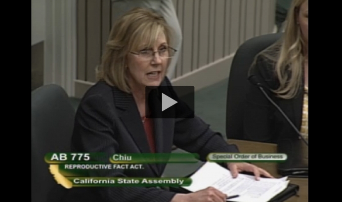 Mary Sterner Sosa, M.D., the only OB/GYN who spoke at the hearing, testified against the bill.