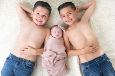 Rebekah Hagen&#039;s sons and baby daughter Lydia