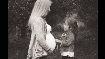 Lauren and her sweet daughter, &quot;A&quot;