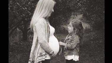 Lauren and her sweet daughter, &quot;A&quot;