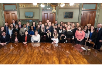 Heartbeat International and Students for Life meet with VP Mike Pence ahead of the March for Life.