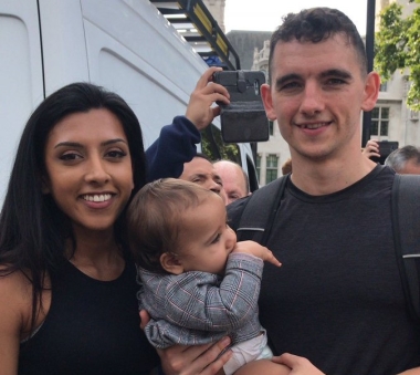 Amrita Kaur addressed the UK March for Life in September