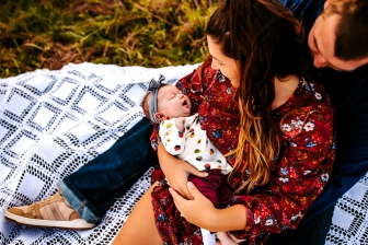 Parents Katelynn and Patrick with Baby Aubrey