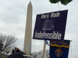 Pro-life signs at the 2020 March for Life