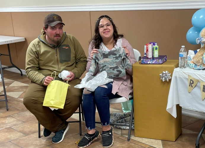 Embrace Legacy Grace couple at Paradise Valley Christian Church baby shower
