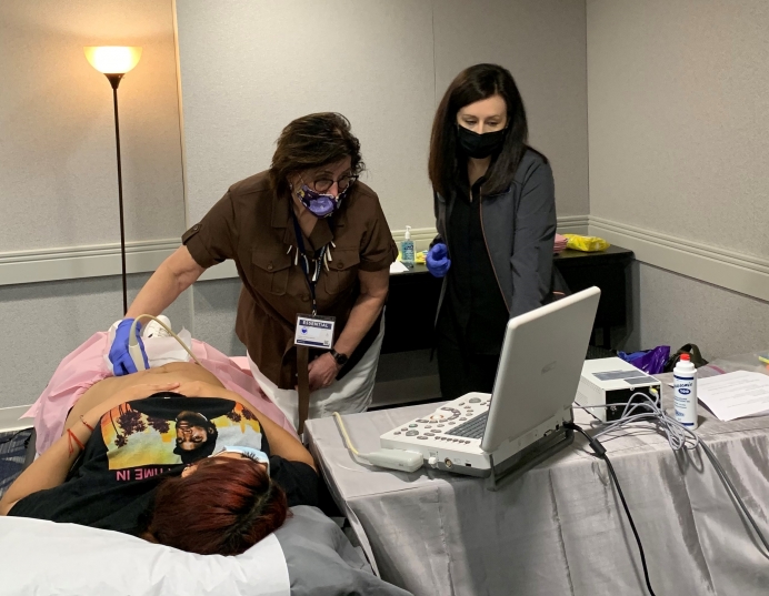 Ultrasound training at Heartbeat International&#039;s 2021 Annual Conference