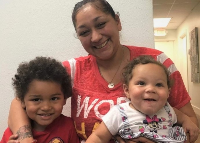 Life Launch Grant Program center clients in Galveston, Texas
