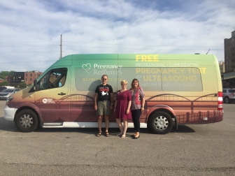 Susan Skogland and the Quad Cities Pregnancy Resource Center will cut the ribbon on the Hope Van July 15.