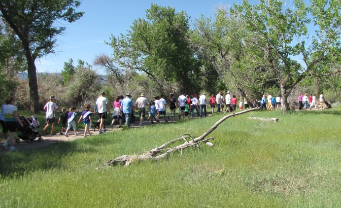 True Care&#039;s Walk for Life follows historic pioneer pathway