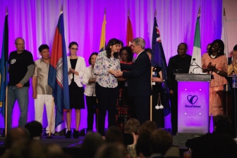Alexandra Nadane, president of Romania for Life and executive director of the Counseling Center for Parents &amp; Children &quot;St. Alexandra the Empress,&quot; was selected as the recipient of the &quot;Heart of the Future&quot; award at Heartbeat International&#039;s Annual Conference last week in Dallas, Texas.