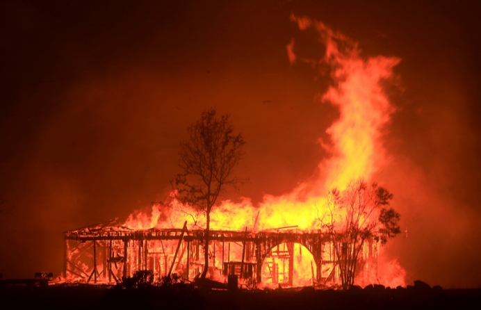 Fires raging throughout California have destroyed over 2,000 homes and businesses.