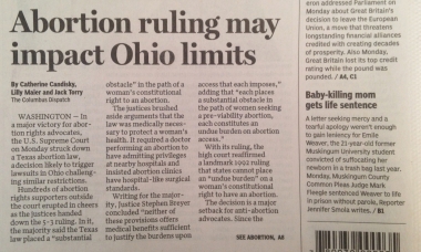 One headline notes the lie&#039;s onward march, the other is a stark warning.