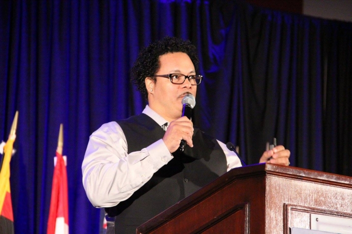 Ryan Bomberger at the 2017 Heartbeat International Annual Conference.