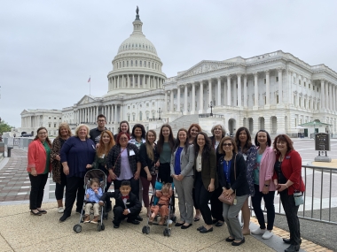 The spring 2022 Babies Go to Congress team