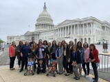 The spring 2022 Babies Go to Congress team